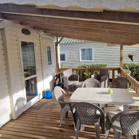 Mobil-home Avec Grande Terrasse Campingplatz *